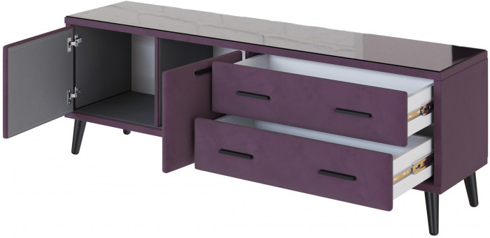 Тумба ТВ интерьерная Виго 1,6 винный