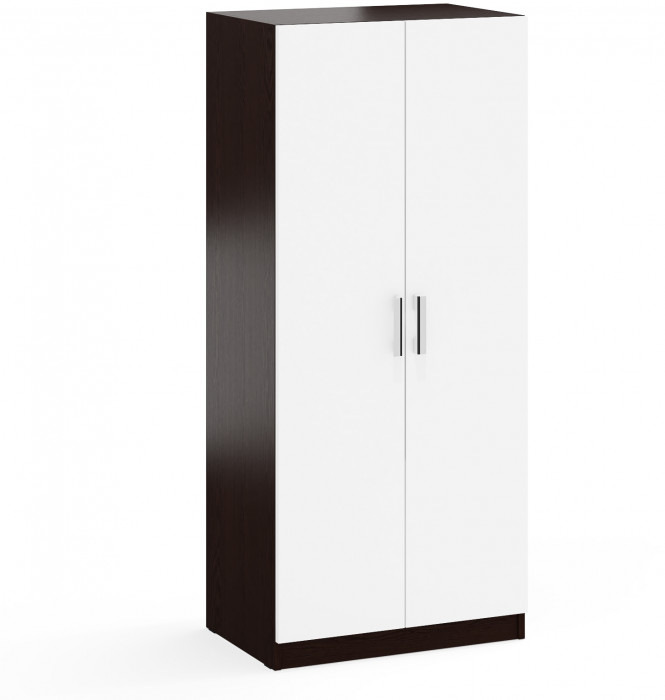 Шкаф С-МД-СК9Ш к компьютерному столу С-МД-СК9, цвет венге/белый шагрень, ШхГхВ 70х45х160 см.