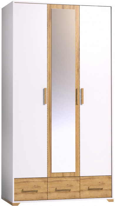 Шкаф для одежды и белья Айрис 444, дуб