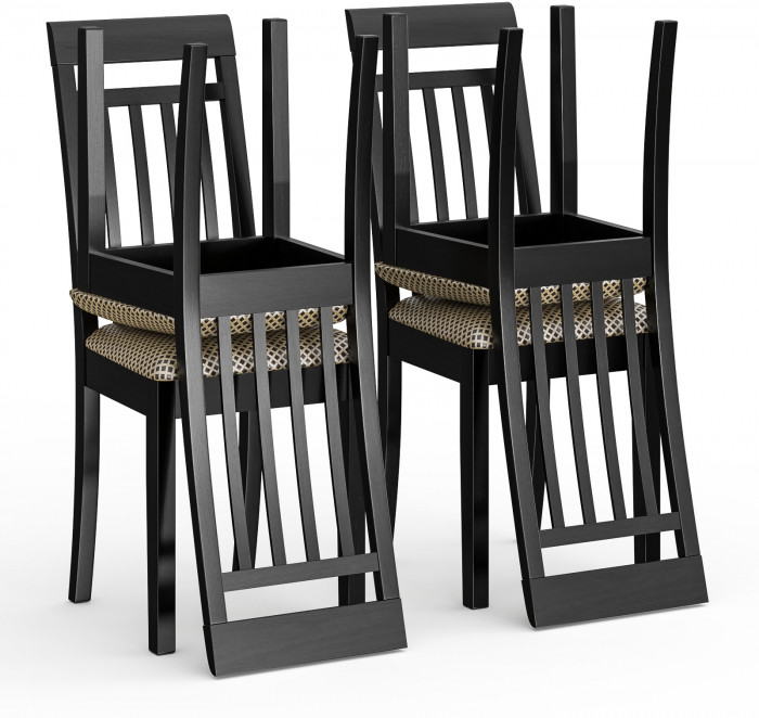 Четыре стула Мебель--24 Гольф-11 разборных, венге