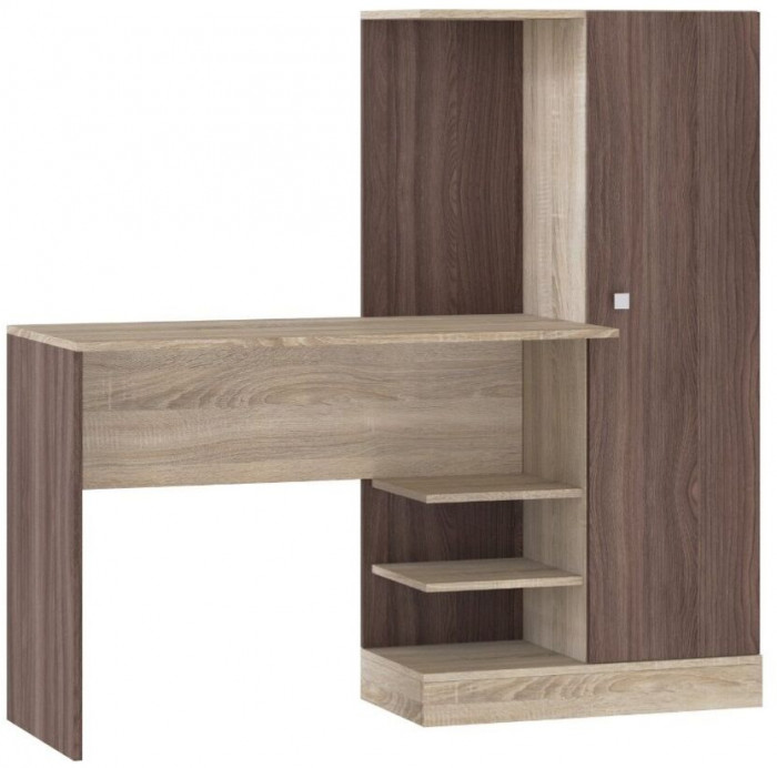 Компьютерный стол Квартет-6 ясень шимо/дуб сонома
