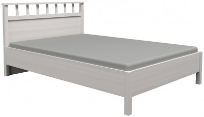 Кровать с ортопедическим основанием (металл) Sherlock 47 Люкс 160х200, ясень светлый