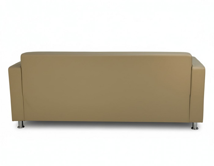 Диван прямой Томи, 160 см, экокожа, бежевый