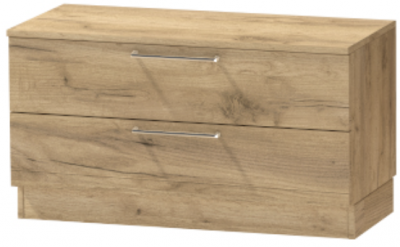 Тумба-5 прикроватная напольная "Иннэс-7", Дуб крафт золотой