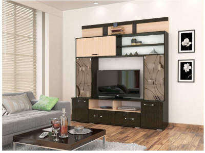 Гостиная Оскар-18 ОГЦС-2  венге/дуб молочный