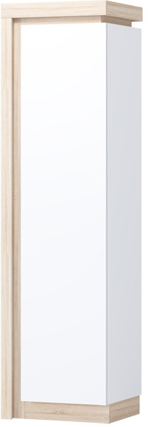 Астра Пенал №2, Белый глянец/Сонома