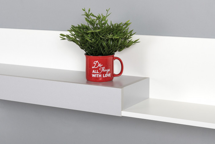 Торонто Компоновка № 04, белый шагрень/стальной серый