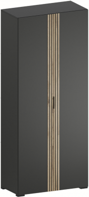 Нао Шкаф 2-х створчатый ШК-4027, Графит