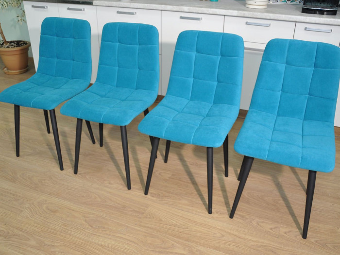 Обеденная группа Колорадо / Стул Х 4 шт. / Веллингтон/черный / бид 26