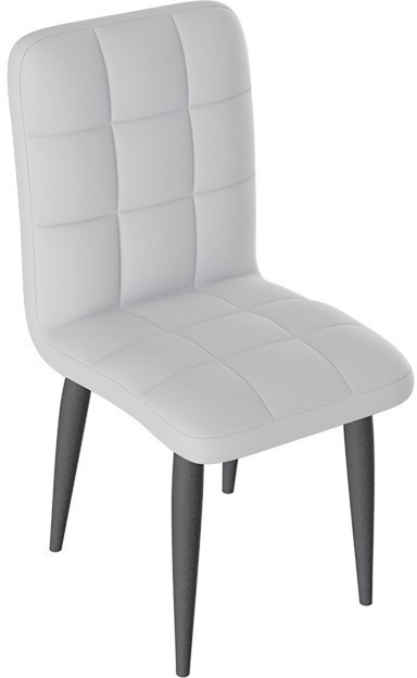 Франк ДП 2-17 Стул (конус) (Капучино матовый/Кожзам Серый)