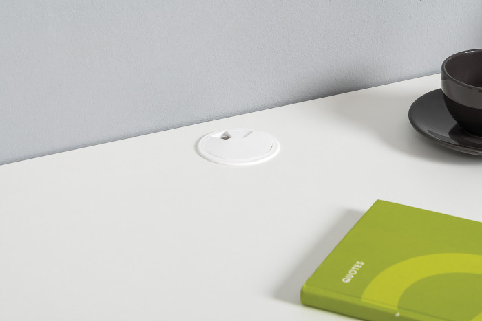 Торонто Компоновка № 06, белый шагрень/стальной серый