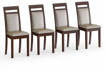 Четыре стула Мебель--24 Гольф-12 разборных, орех