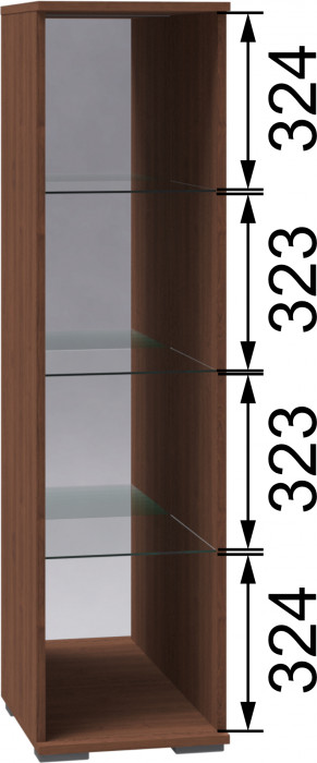 Ричард Пенал-витрина РШ-4 орех донской
