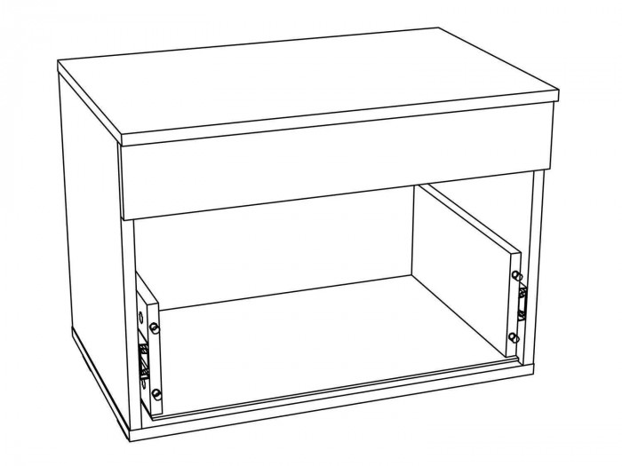 НМ 040.63 Тумба для обуви Livorno /дуб бунратти / софт графит