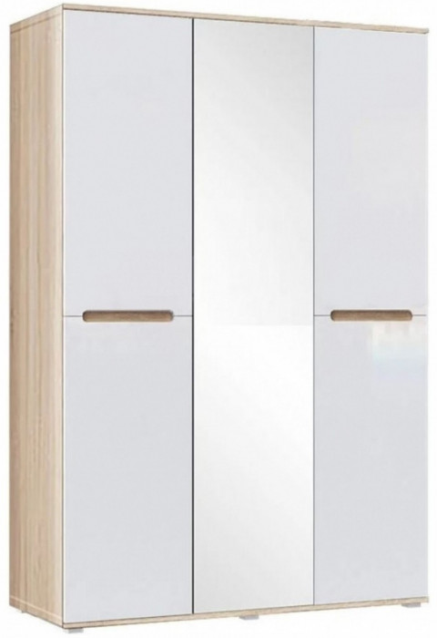 Модульная спальня Ким (Белый глянец, Дуб Сонома)