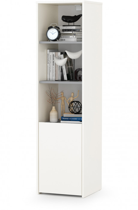 Торонто Компоновка № 07, белый шагрень/стальной серый