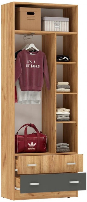 Мартина Шкаф (Дуб Сонома / белый)