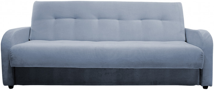 Диван-книжка Лондон Люкс, 140х190, велюр серый