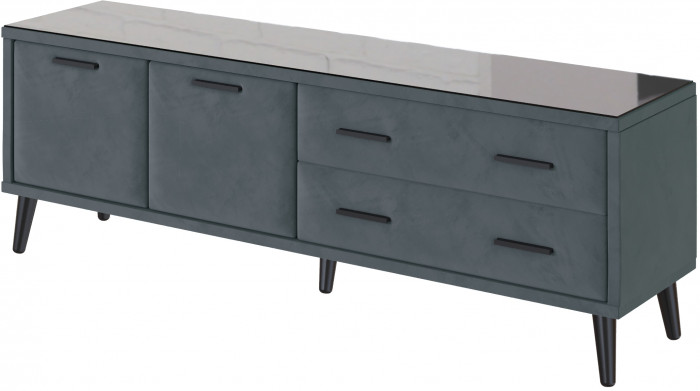 Тумба ТВ интерьерная Виго 1,6 серый