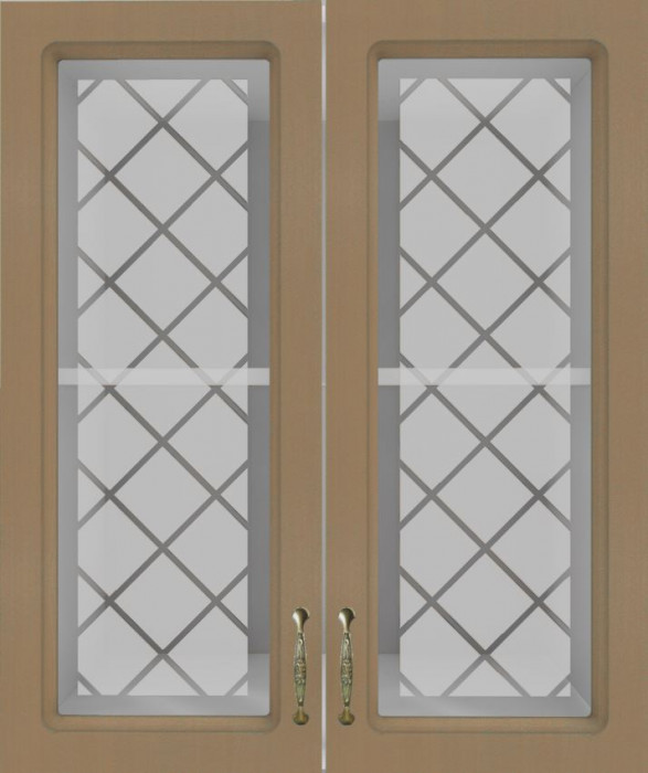 Ф-45 Модена (ШВС 600) МДФ дуб кофе