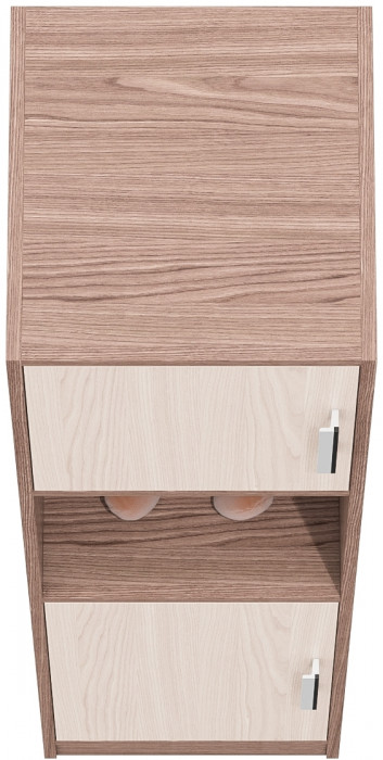 Пенал С-МД-СК9П к компьютерному столу С-МД-СК9, ясень шимо светлый/ясень шимо тёмный