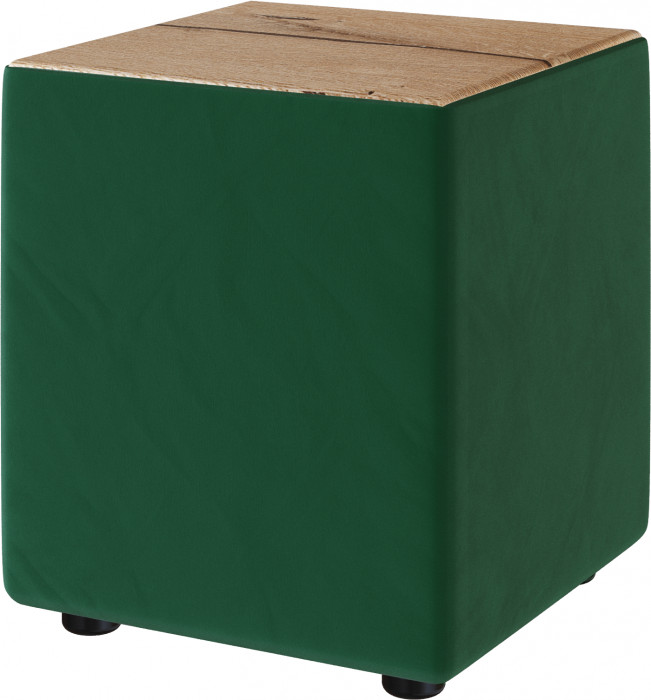 Пуфик "Стивен", Изумруд/МДФ дуб канадский