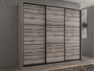 Шкаф-купе Кааппи 4 Эвок Окаменелый 200х45х230 см