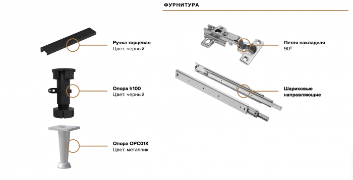 Кухня Виктория 2,0м Камень светлый/камень темный/графит