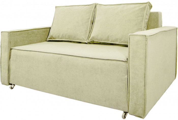 Диван-аккордеон Лофт 160х200, ППУ, велюр коричневый