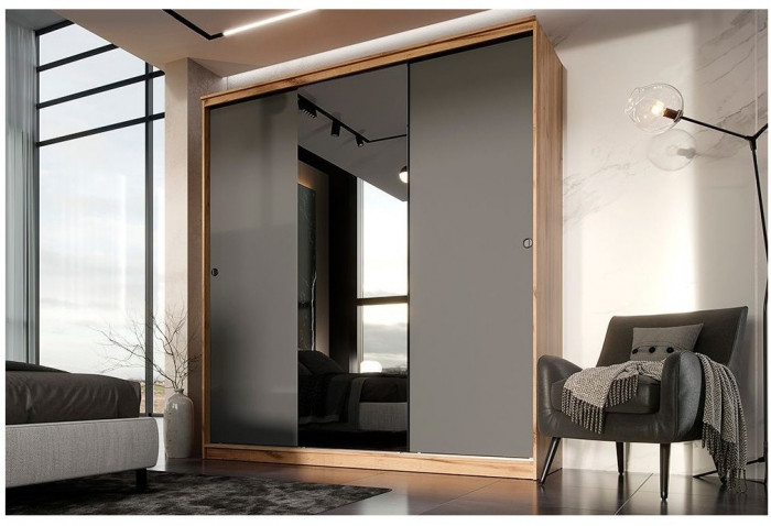 Шкаф-купе Альянс 1500 (Сандал светлый)