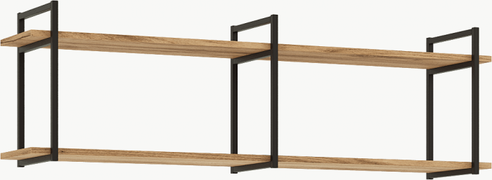 Нэнси LOFT Полка 1300 (ЛДСП) (Дуб Крафт белый)