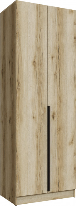 Шкаф Мадрид (0,8) с полками без зеркала, Дуб делано