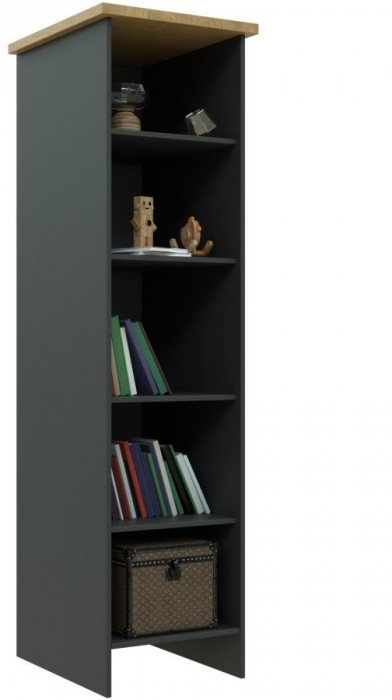 Модульная гостиная "Скандинавия", набор 1 - Антрацит/Дуб наварра