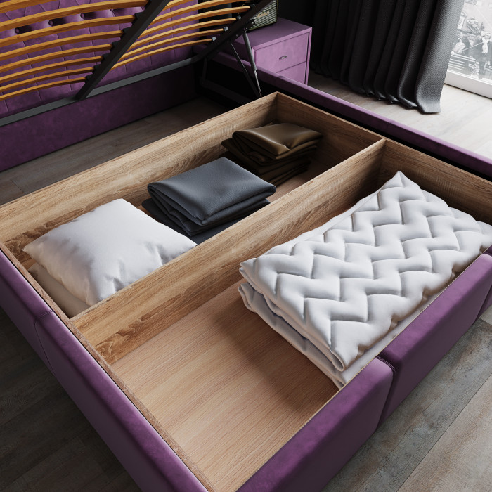 Октавия Кровать интерьерная 120 атлантида ромб, ПМ