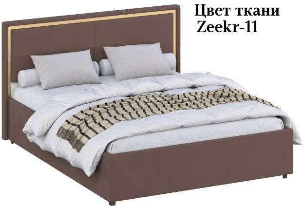 Кровать 140 с подъемным механизмом КРП-431-М-14, Микровелюр Zeekr-11