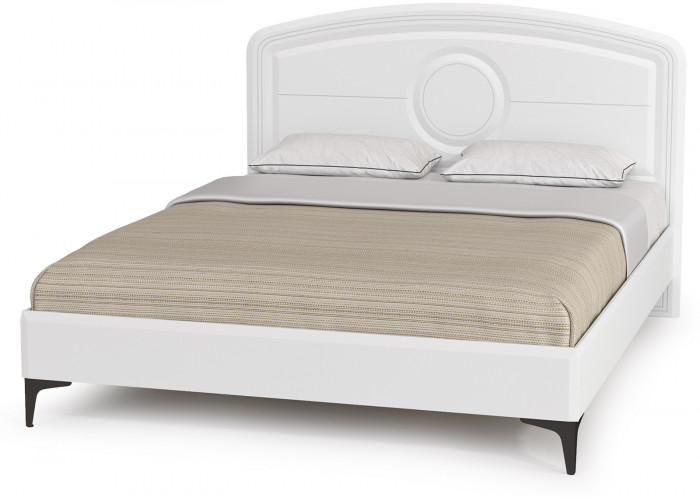 Валенсия Спальня № 41, цвет ЛДСП белый шагрень/МДФ белый шагрень, ортопед есть, сп. м. 1600х2000 мм., б/м