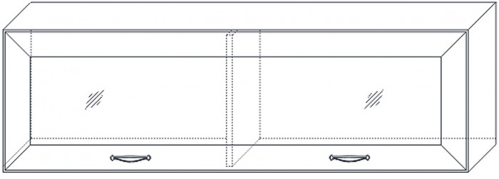 Полка навесная 2 1300 Сиена