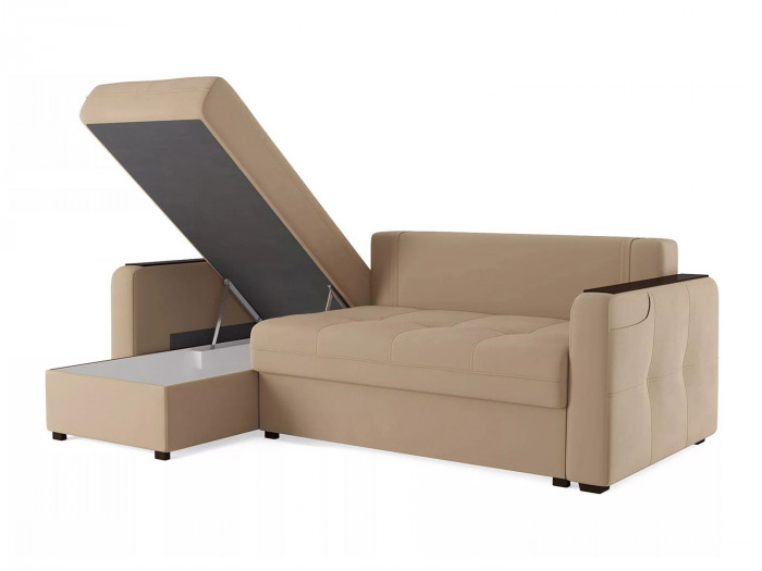 Диван угловой Smart 3 1Пф-2Т Велюр Velutto 05