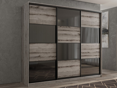 Шкаф-купе Кааппи 13 Эвок Окаменелый 220х60х230 см