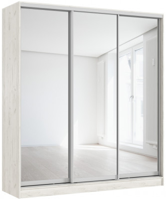 Шкаф-купе Тринити-8 (2,0 м), Дуб крафт белый