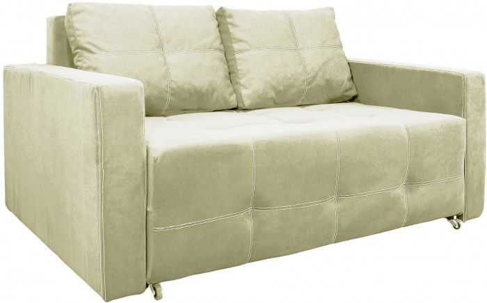 Диван аккордеон Марс велюр бежевый 140