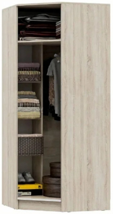 Модульная спальня Мартина, композиция 1 (Белый глянец, Дуб Сонома)