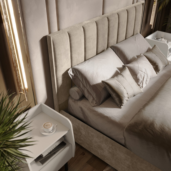 Кровать с подъемным механизмом Мирабель КР-16 (1,6м), Мокко