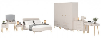 Афина Спальня 41-1400, кашемир серый