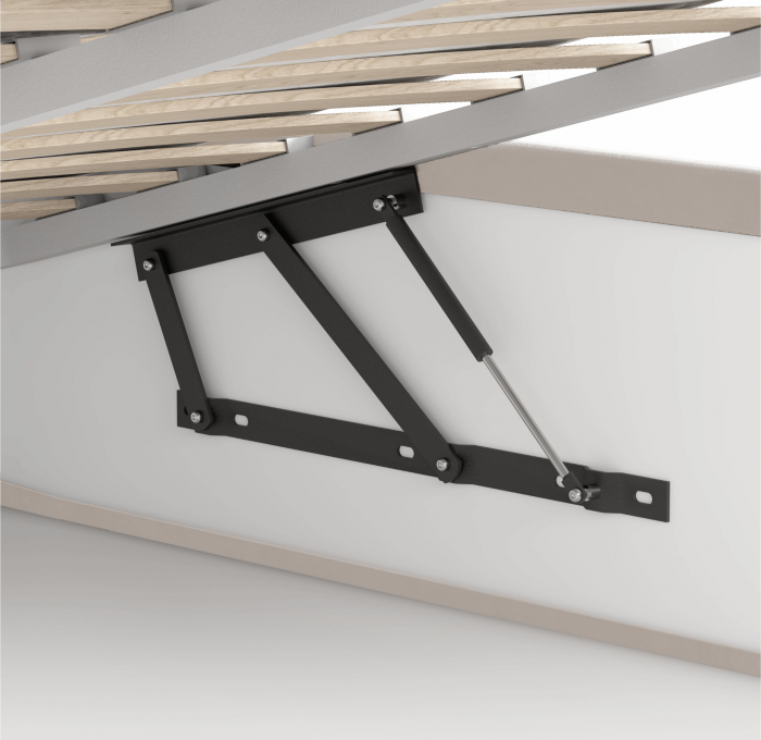 Кровать 160 с подъемным механизмом КРП-431-М-16, Микровелюр Zeekr-3