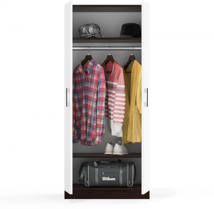 Шкаф С-МД-СК9Ш к компьютерному столу С-МД-СК9, венге/белый шагрень