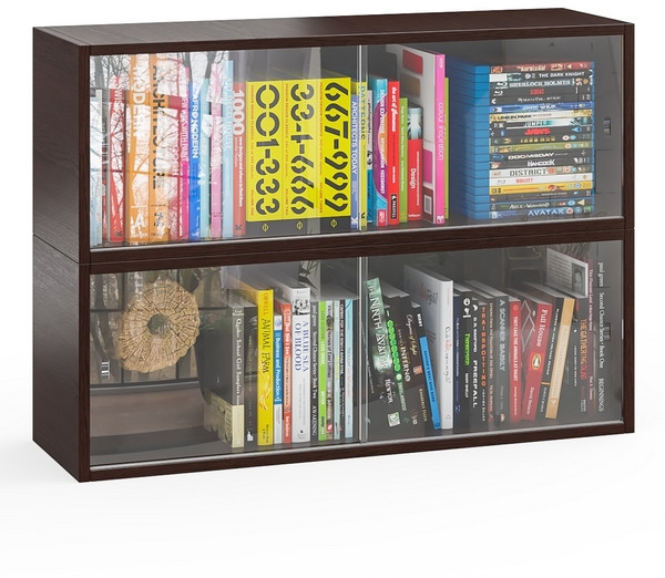 Две полки книжных С-МД-КН01, венге