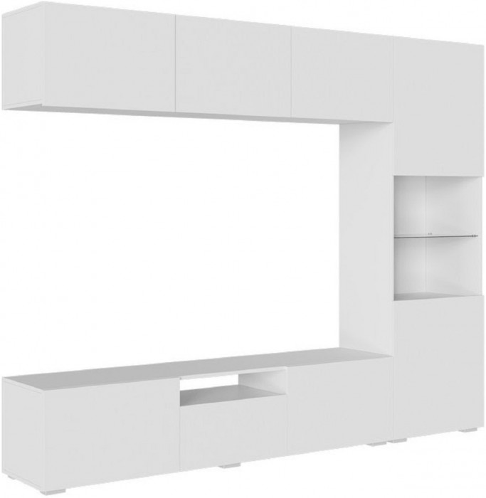 Гостиная Стенфорд (Крафт золотой / Белый матовый)