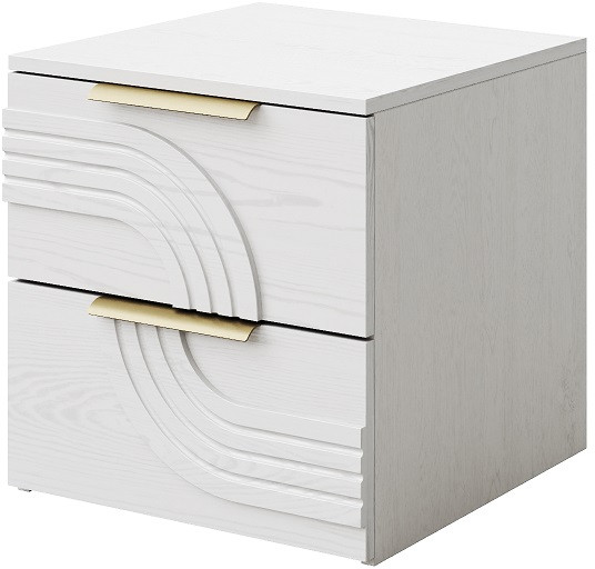 Модульная спальня "Монтиз" - Белый текстурный/Корунд джелато