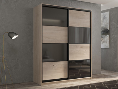 Шкаф-купе Кааппи 13 Кастелло Серый 140х45х230 см